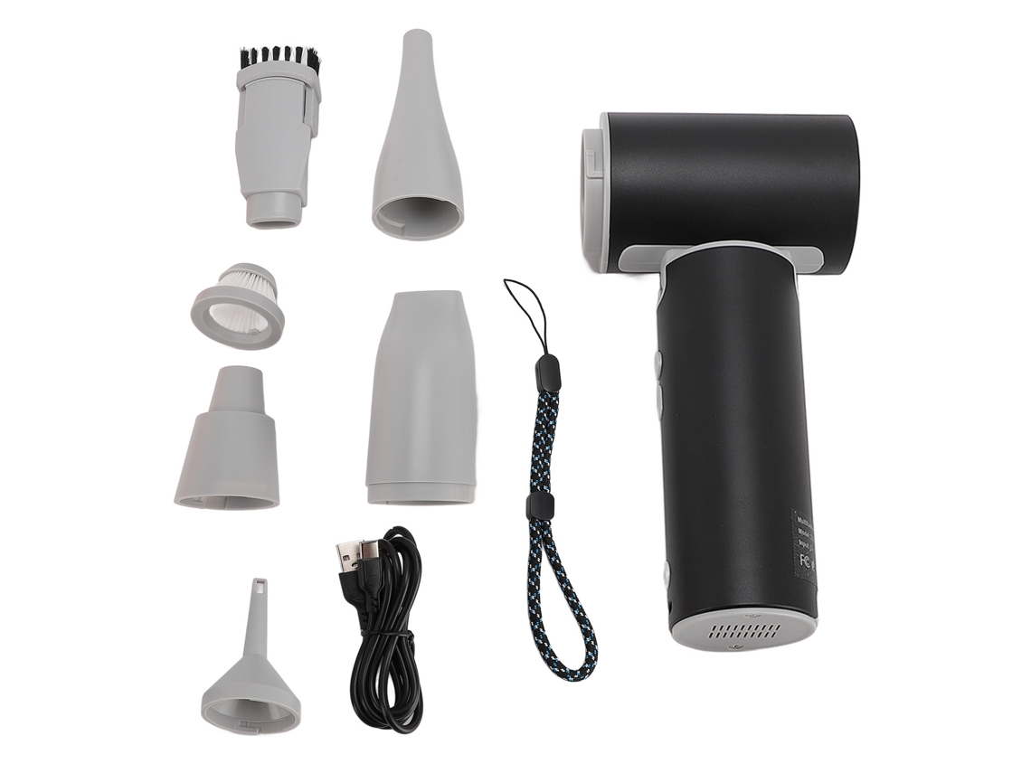 Mali duster de Ar com Motor Brushless 5 Marchas 110000rpm 4400mah Soprador de Ar para Limpeza Preto