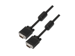 Cable NANOCABLE (VGA - 15 m - Negro)