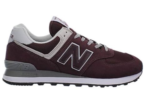 Zapatillas Deportivas NEW BALANCE 574 Hombre (Burdeos - Material Sintético, Tela - 42)