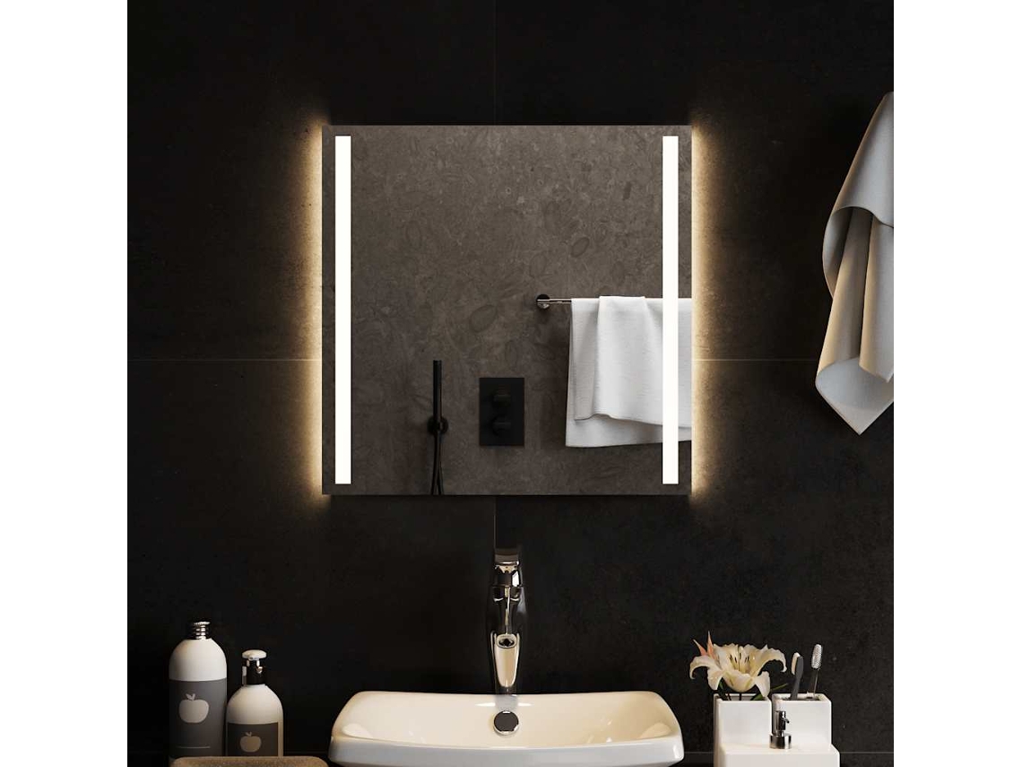 Espejo De Baño Con Led 50x50 Cm