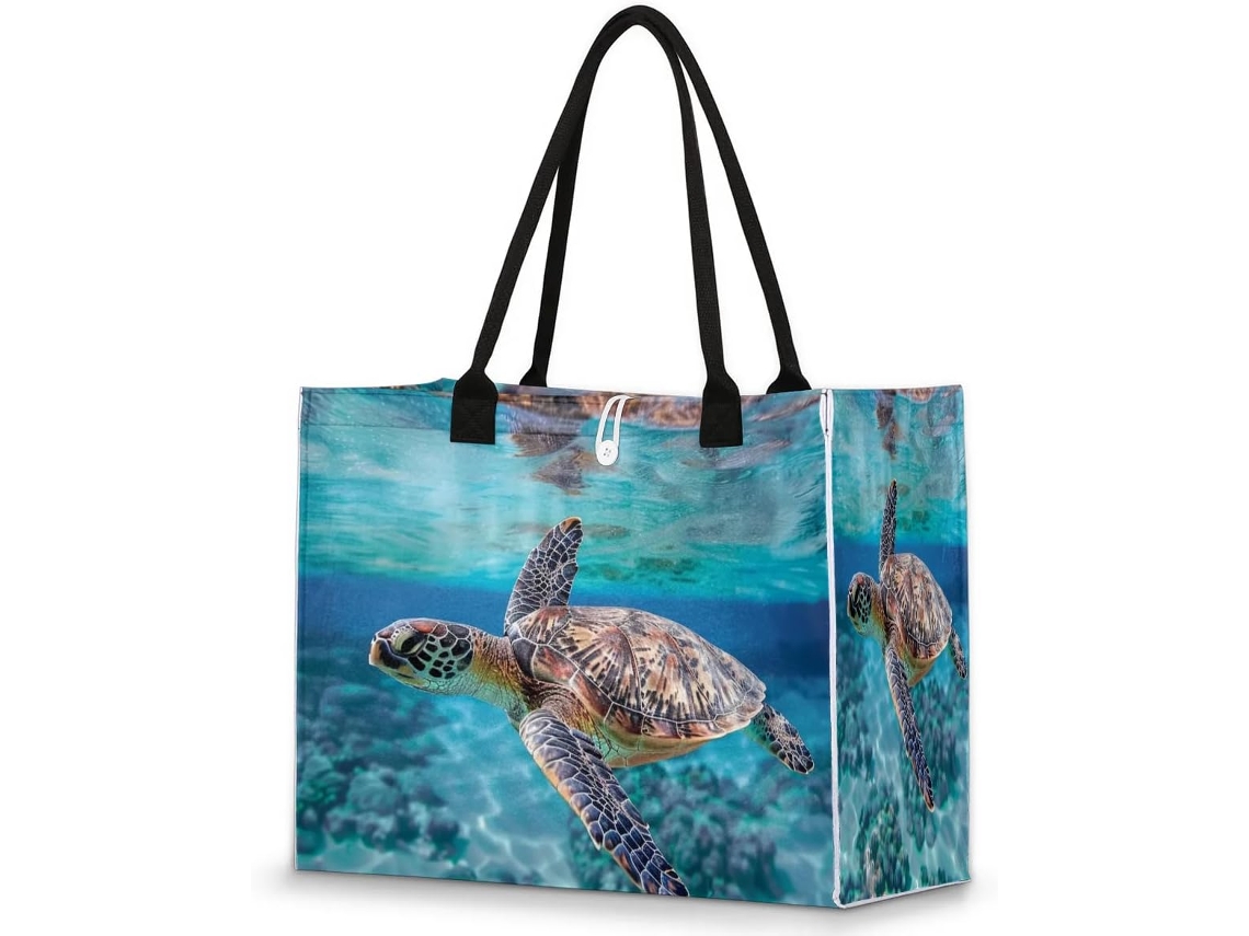 Bolso grande Tropicallife con tapa de poliéster 42x17x33 cm TA PRINT
