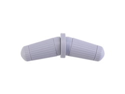 KOFIHETY 1 Pieza Percha de Plástico Portátil Retráctil Antideslizante para Viaje con Gancho (Azul)