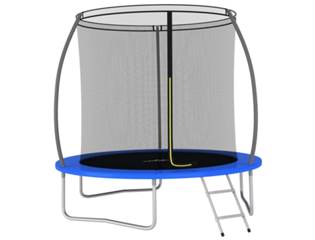 vidaXL Cama elástica redonda 100 kg 244x55 cm