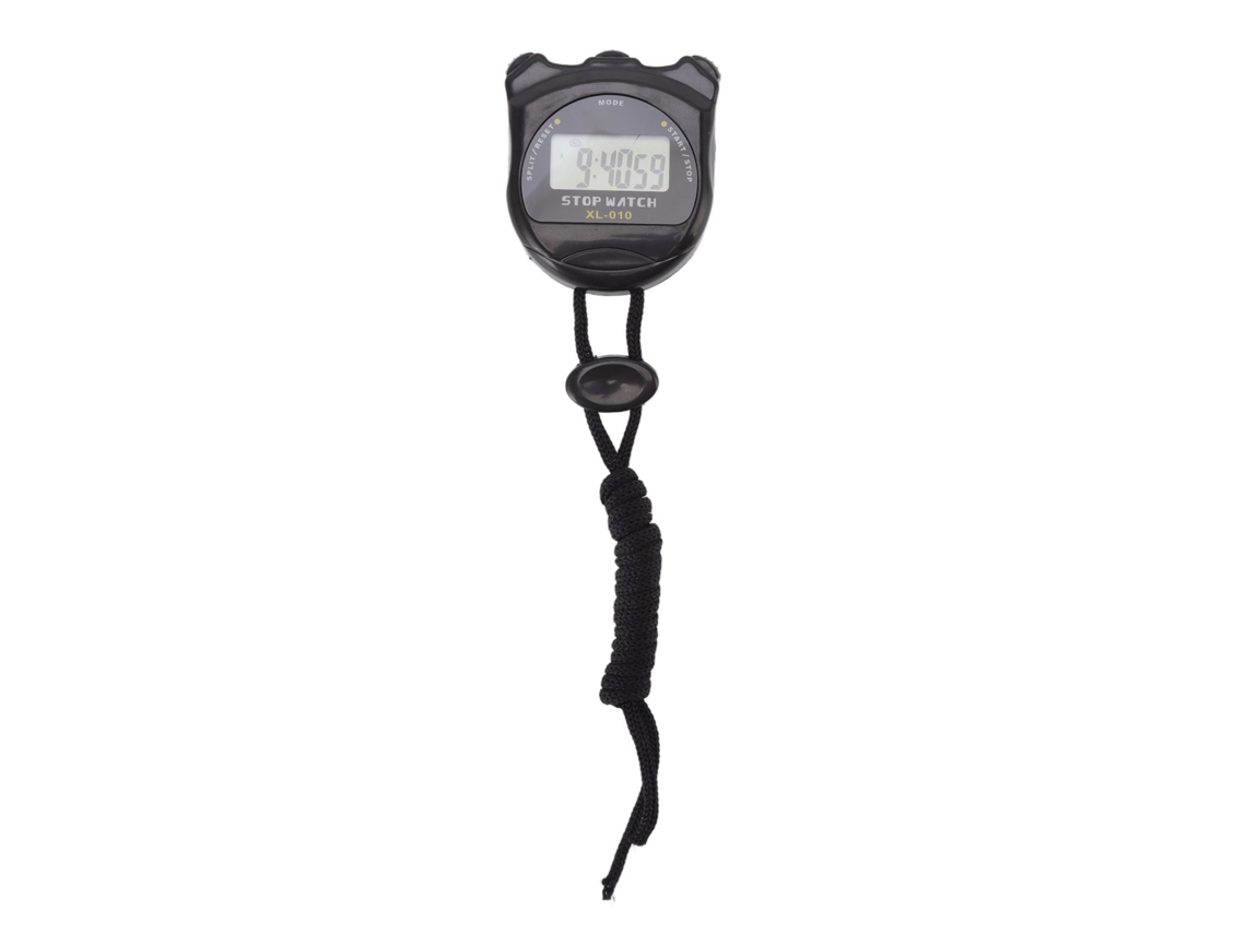 2026-cronómetro Digital Impermeable Con Funciones Múltiples 140mah Cronómetro Deportivo Para Correr Carreras Negro