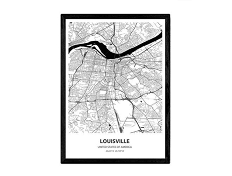 Poster NACNIC Mapa de Louisville USA (A3)
