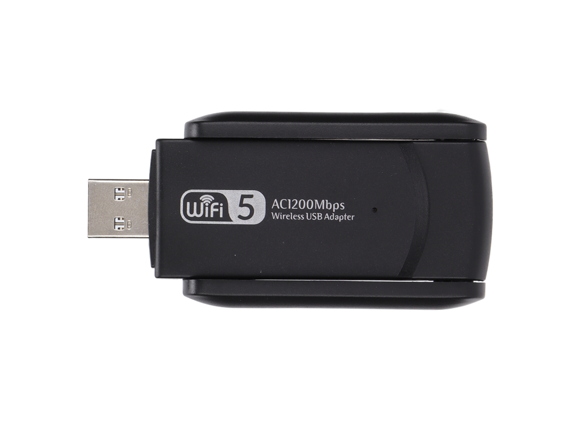 Tarjeta De Red Inalámbrica (transmisión De Banda Dual 2.4g+5g 1200m) Tarjeta De Red De Escritorio Y Portátil Usb3.0 De Banda Dual Gigabit