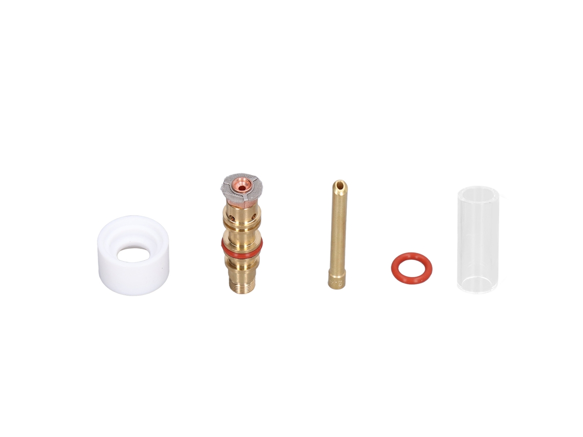Kit De Accesorios Para Antorcha De Soldadura Tig Con Copas De Vidrio Para Wp-17/18/26 De 2,4 Mm