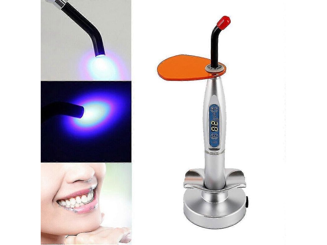 Lámpara De Fotopolimerización Dental Led Inalámbrica Ajustable, Máquina De Fotopolimerización Azul, Herramientas Dentales Clínicas