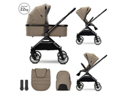 Carrito De Bebé Lorelli Reya 2 En 1 Con Manillar Reversible - Beige
