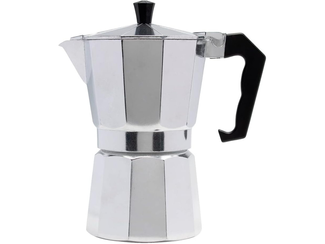 Cafetera italiana estilo Mimo de aluminio, 300 ml, para 6 tazas, ELORY