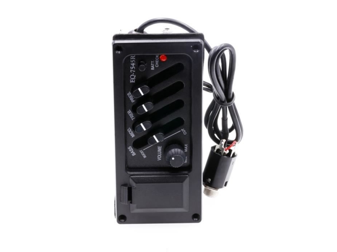 Preamplificador Profesional Para Guitarra Eléctrica Y Acústica Con Ecualizador Duradero.