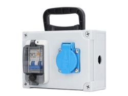 Unidad de distribución de energía RCBO 1PN 40A 230V con toma de corriente UE de 16A 250V para el hogar