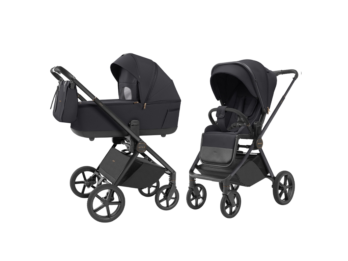 Carrello Ultra Crl 6527 - Cochecito de bebé 2 en 1 (negro basalto)