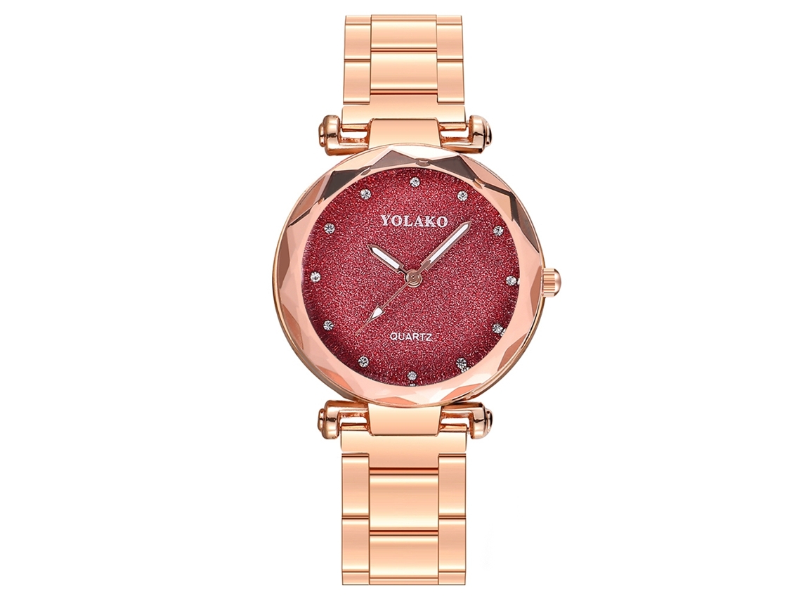 Reloj De Pulsera De Cuarzo Para Mujer Zhoulianfa Con Números Romanos, Estrellas Y Diseño Celeste - Esfera Negra