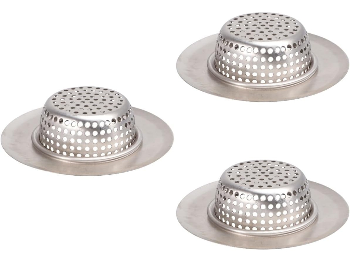 Juego De 3 Filtros Para Desagüe De Fregadero - Filtros Antiobstrucción Para Desagües De Cocina Y Baño