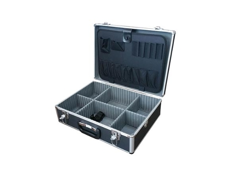 Maleta Herramientas Aluminio Negro VDC