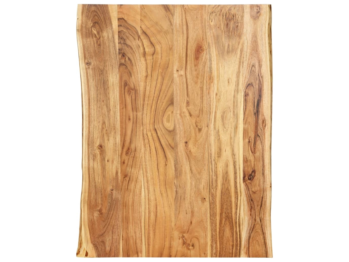Superficie para mesa de cocina VIDAXL Marrón Madera de acacia (80 x 60 x 2.5 cm)