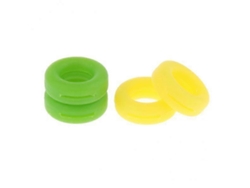 3 pares de ganchos de silicona antideslizantes para gafas, amarillo y verde Rosewell