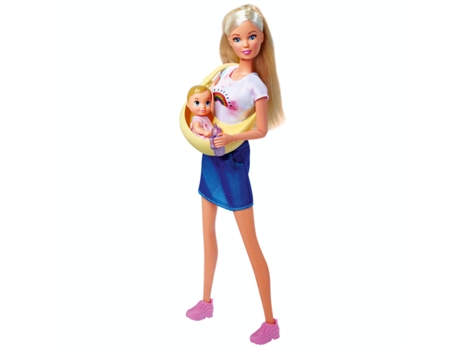 Steffi Love Muñeca y Mochila para Bebé