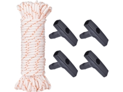 Cuerda De Arranque Para Cortacésped Con Juego De 4 Manivelas De Arranque Para Motosierra, 1 M, 4 Mm