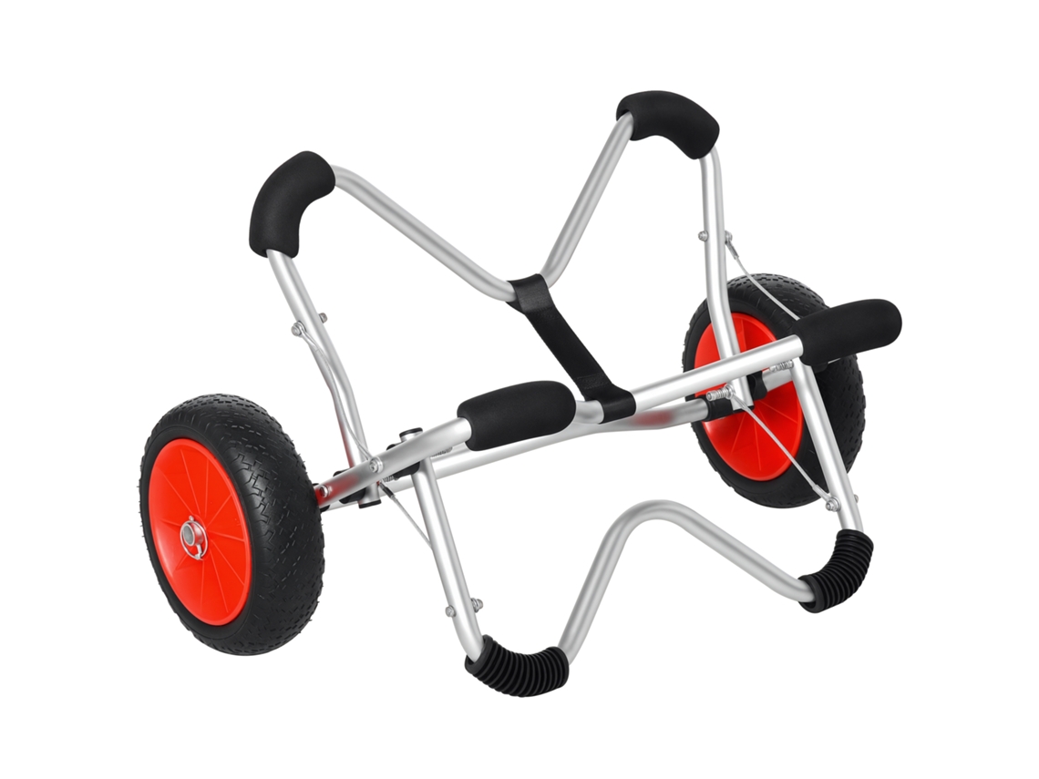 VPMKP - Carrito para kayak Homcom ligero de aluminio 75 kg 75x43 cm