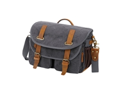 Bolsa De Hombro Para Cámara Impermeable Mochila Compacta Funda De Cámara Color Caqui Stp