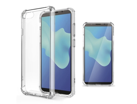 Funda Prime Cristalina para Huawei Huawei Y5 2018 / Y5 Prime 2018 MOOZY Textura Suave Transparente