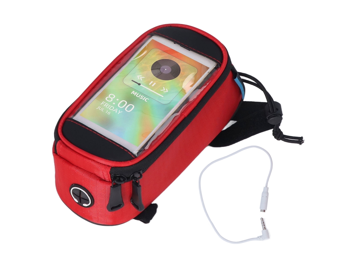 Bolsa Teléfono Bicicleta Marco Delantera Gran Espacio