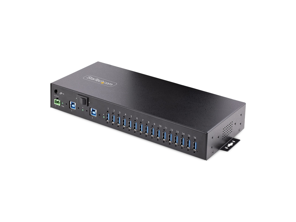 STARTECH.Com 5G16Ainds-Usb-A-Hub Hub de Interfaz Usb 3.2 Gen 1 3.1 Gen 1 Type-B 5000 Mbit/S Negro