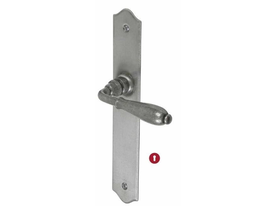 Juego de Doble Maneta en Placa de Hierro Cementado Nevers Key I BOUVET Es69Ia6732