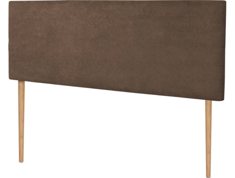 Cabecero DHOME Tapizado (Marrón - Tela - 95 x 5 x 105 cm)