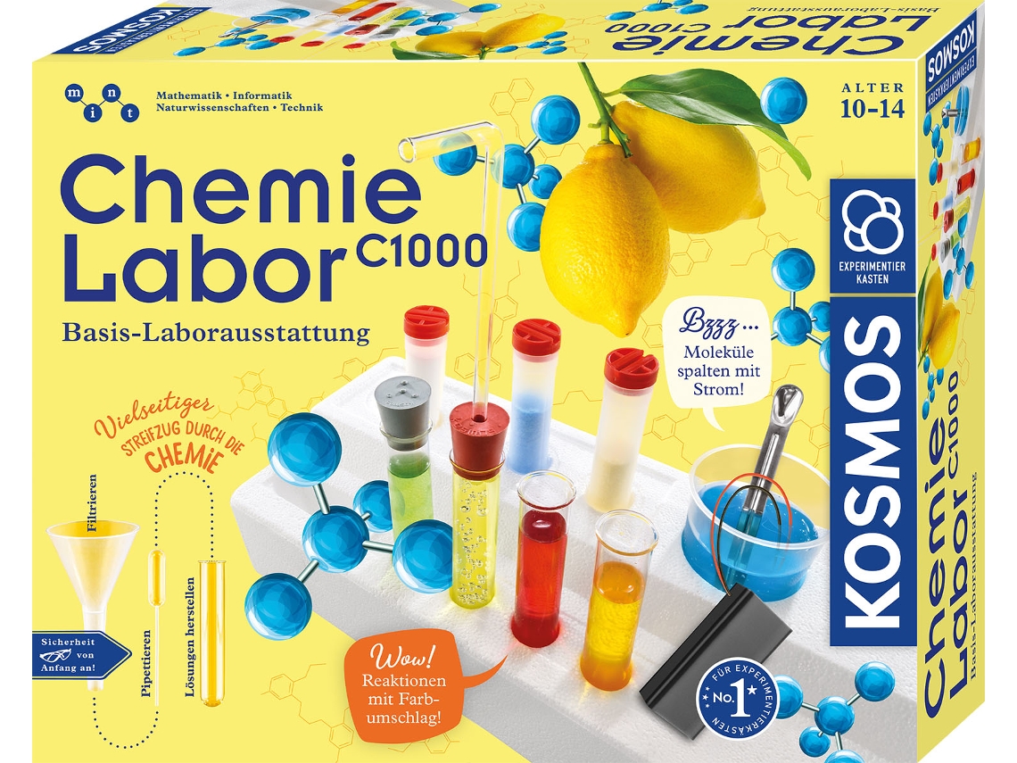 Kit de experimentos KOSMOS C1000 (10 anos)
