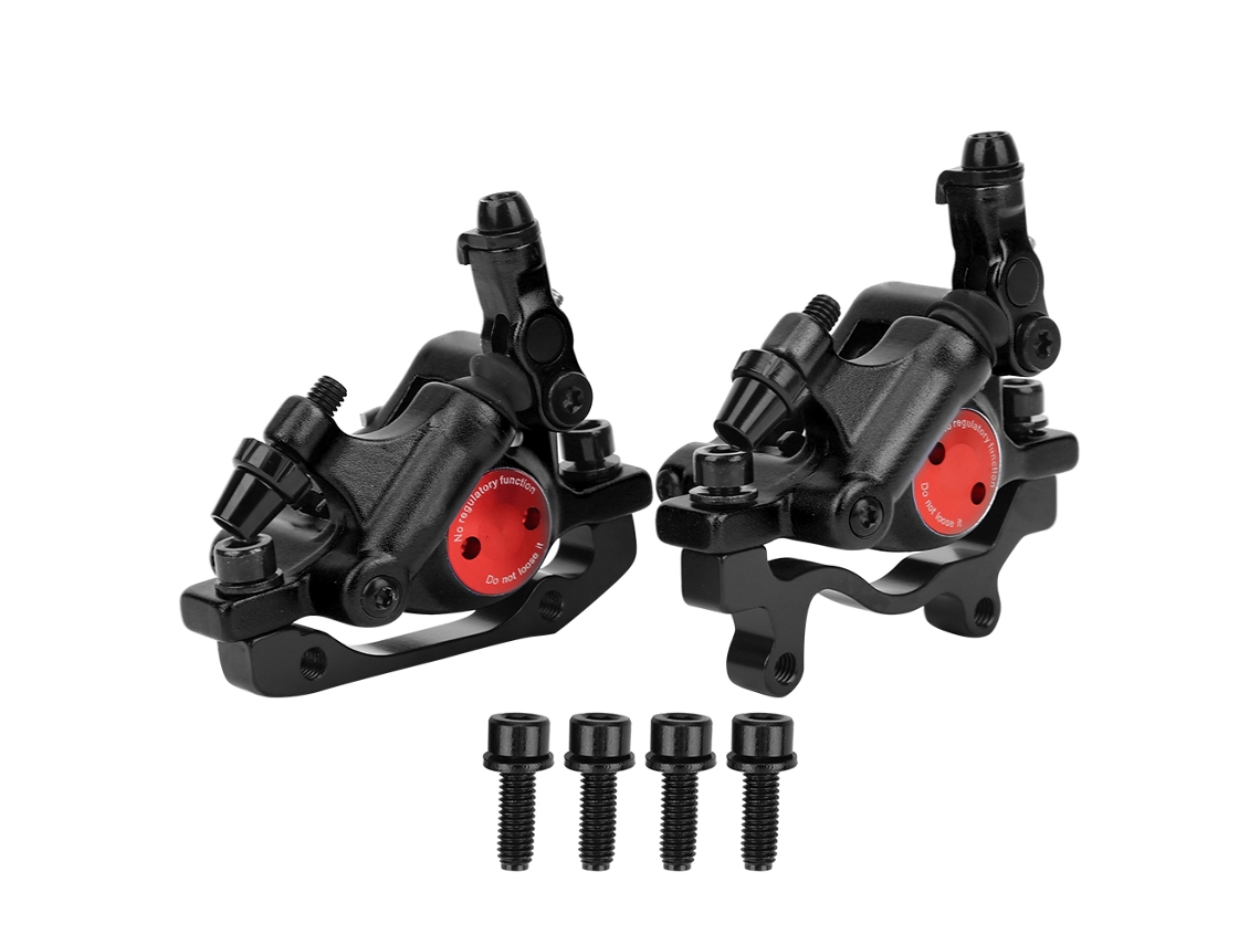 Juego De Frenos De Disco Hidráulicos De Aluminio Hb-100 Para Bicicletas De Montaña Y Carretera, Color Negro.