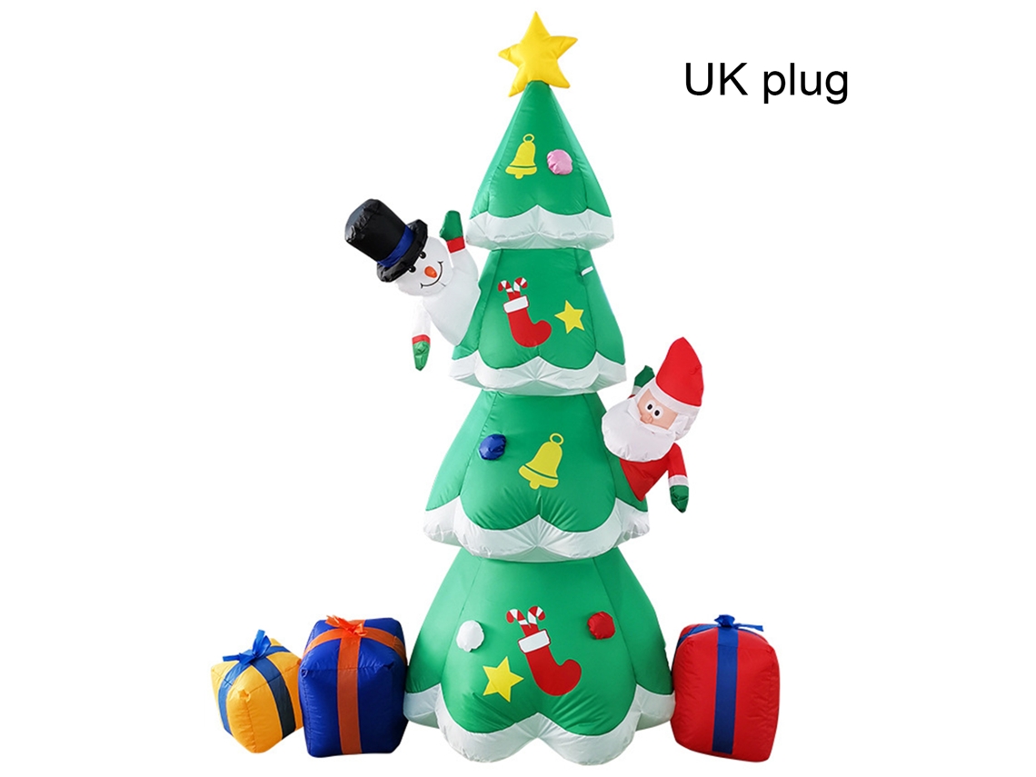Árbol de Navidad inflable para jardín e interiores con regalos