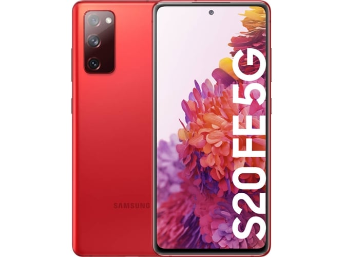 Smartphone SAMSUNG Galaxy S20 FE 5G (6.5'' - 6 GB - 128 GB - Rojo)