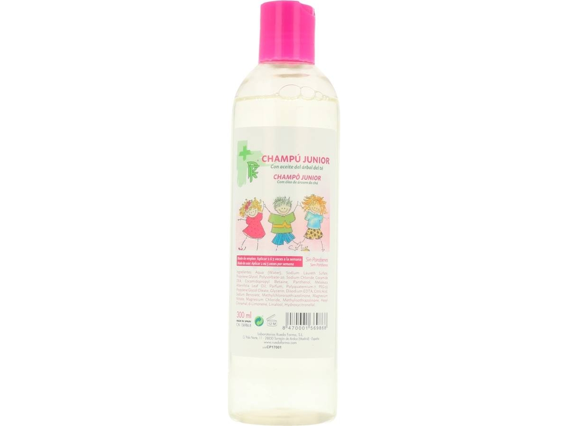 Champú EDDA PHARMA Junior Preventivo con Aceite de Árbol de Té (Antilicio) (Árbol de Té) (300 ml)