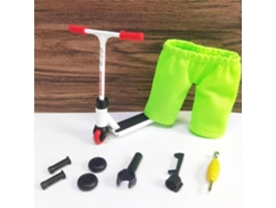 Kit De Mini Patinete De Dedo De Aleación, Juguete Educativo Sensorial Con 10 Piezas.