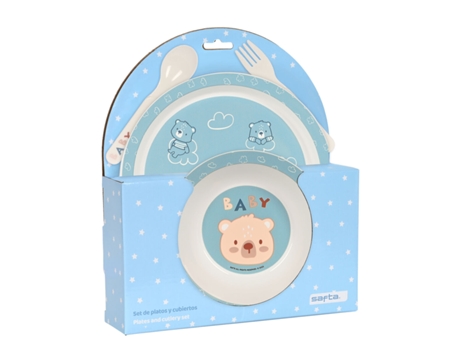 Set de Menaje Infantil Safta Baby bear (4 Piezas)