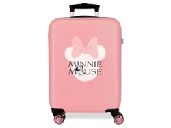 Disney Maleta De Cabina Abs Rígida Minnie Heads Rosa