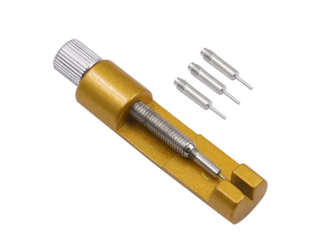 Kit Para Desmontar Eslabones De Reloj Con 3 Pasadores Adicionales, Acero Inoxidable, Pulsera Ajustable.