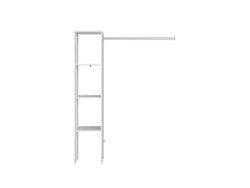 Guardarropa CONCEPT U Elysee (Blanco - Madera Aglomerada - 138x40x180 cm)