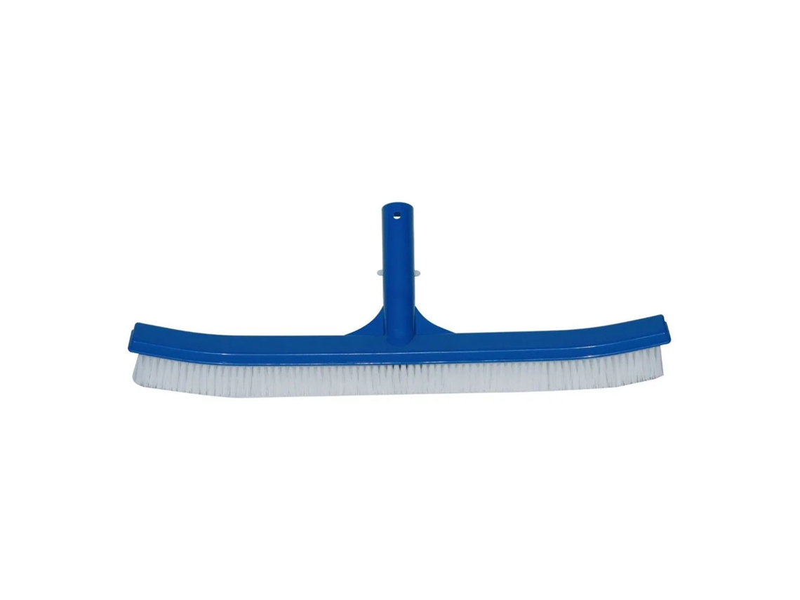 Cepillo de piscina con cerdas de nailon de 18 pulgadas para paredes y azulejos