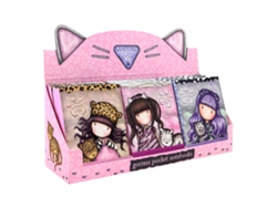 Cuaderno Gorjuss Purrrrrfect Love con estampado de leopardo, 25,6 x 17,7 x 7,5 cm