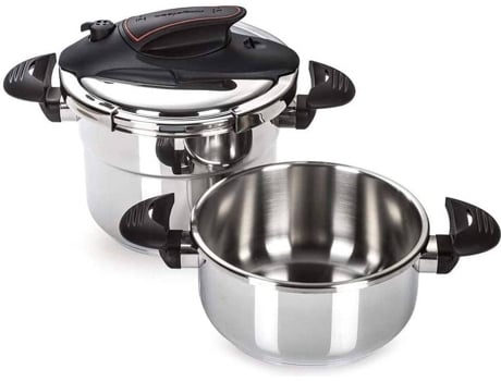 Olla a Presión MAGEFESA 01OPPRISN46 (Gris - Acero Inoxidable - 22 cm)