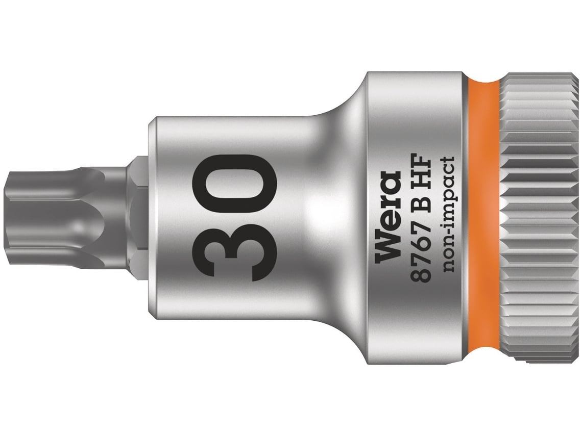 Vaso de punta Zyklop con función de retención 3/8" 8767 B HF TORX 30 x 35 mm WERA 05003066001
