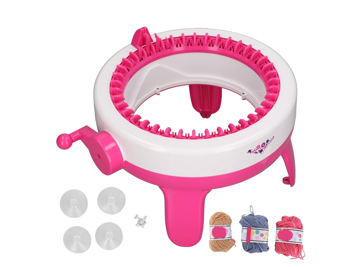 Máquina De Tricotação 40 Agulhas Cilindro Estrela Kit Diy Luvas Cachecóis Chapéus