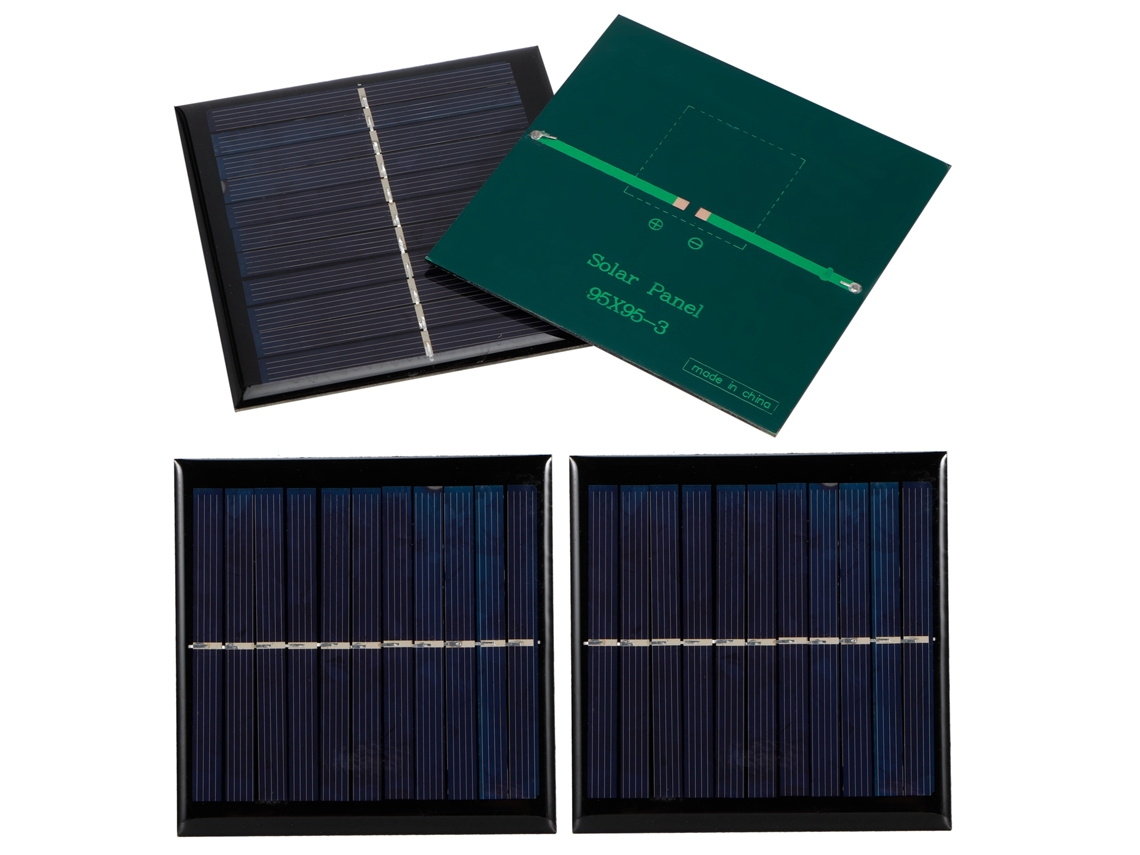 4 Paneles Solares Micro De 1w 5.5v, Módulo De Celda Solar De 95x95mm De Alta Eficiencia.