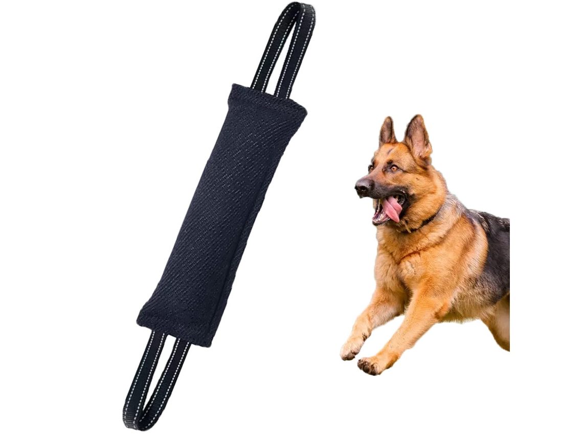 Juguete De Entrenamiento Para Perros, Resistente, Para Cachorros Que Juegan A Tirar De La Cuerda, Alivia El Dolor De La Dentición - Henten Home Negro