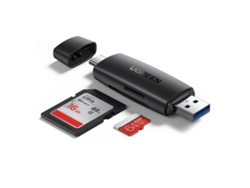 Lector de tarjetas UGREEN CM304 2 en 1 USB-A USB-C