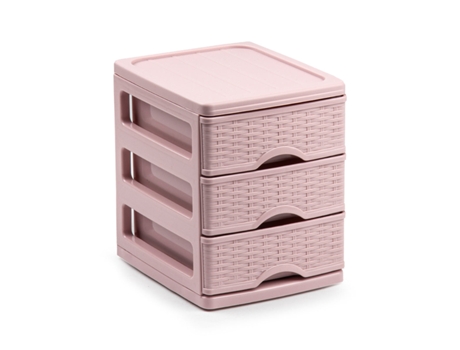 Caja de Ordenación PLASTIC FORTE (17 x 13.5 x 17 cm - Plástico - Multicolor)